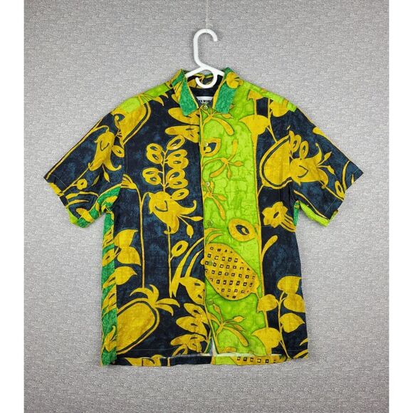 Jams World Shirt Men's Small Floral Button Up Short Sleeve Pineapple ARCHIVES - Picture 1 of 7